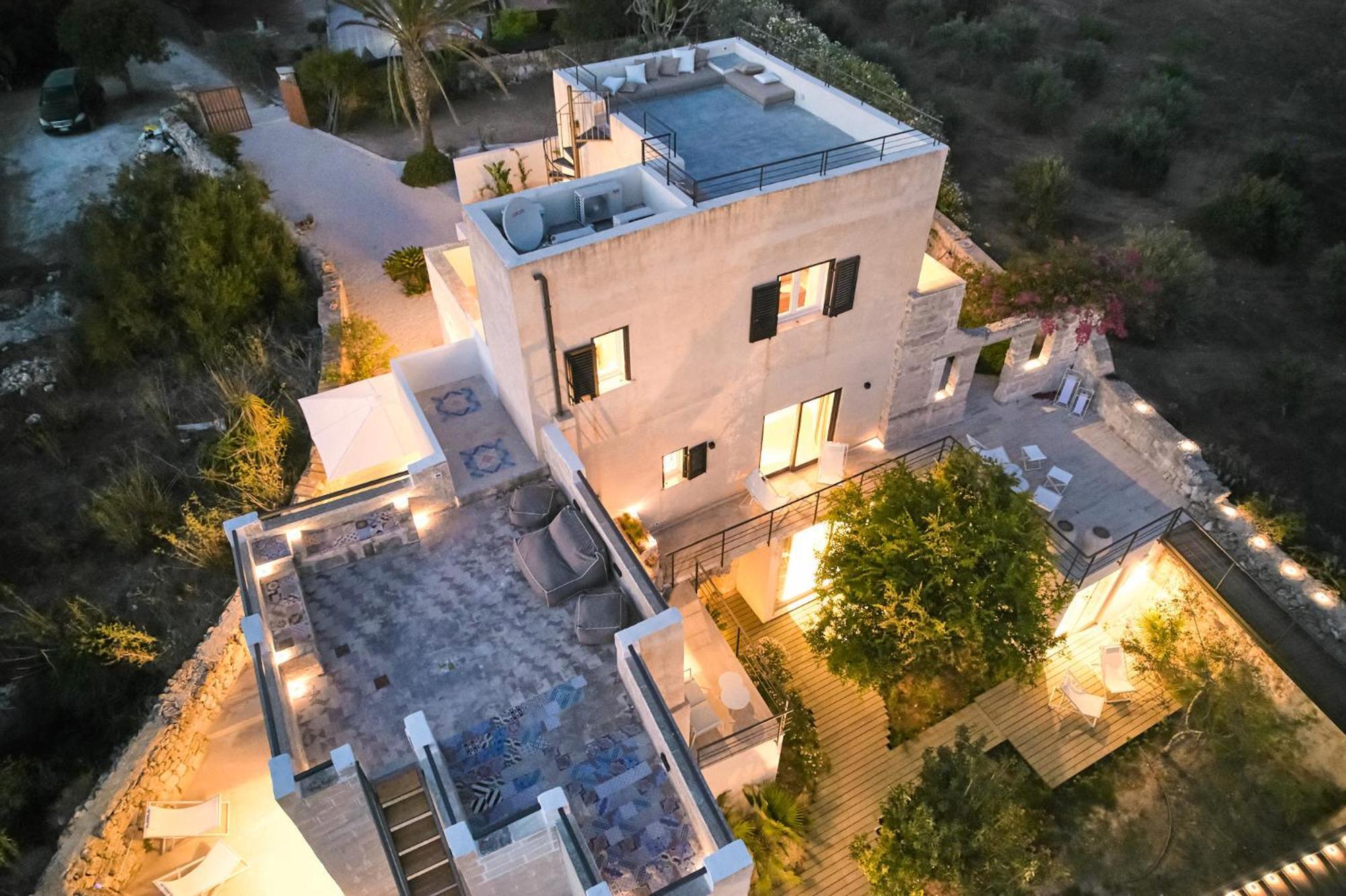 Villa Rocce Bianche ฟาวีญานา ภายนอก รูปภาพ
