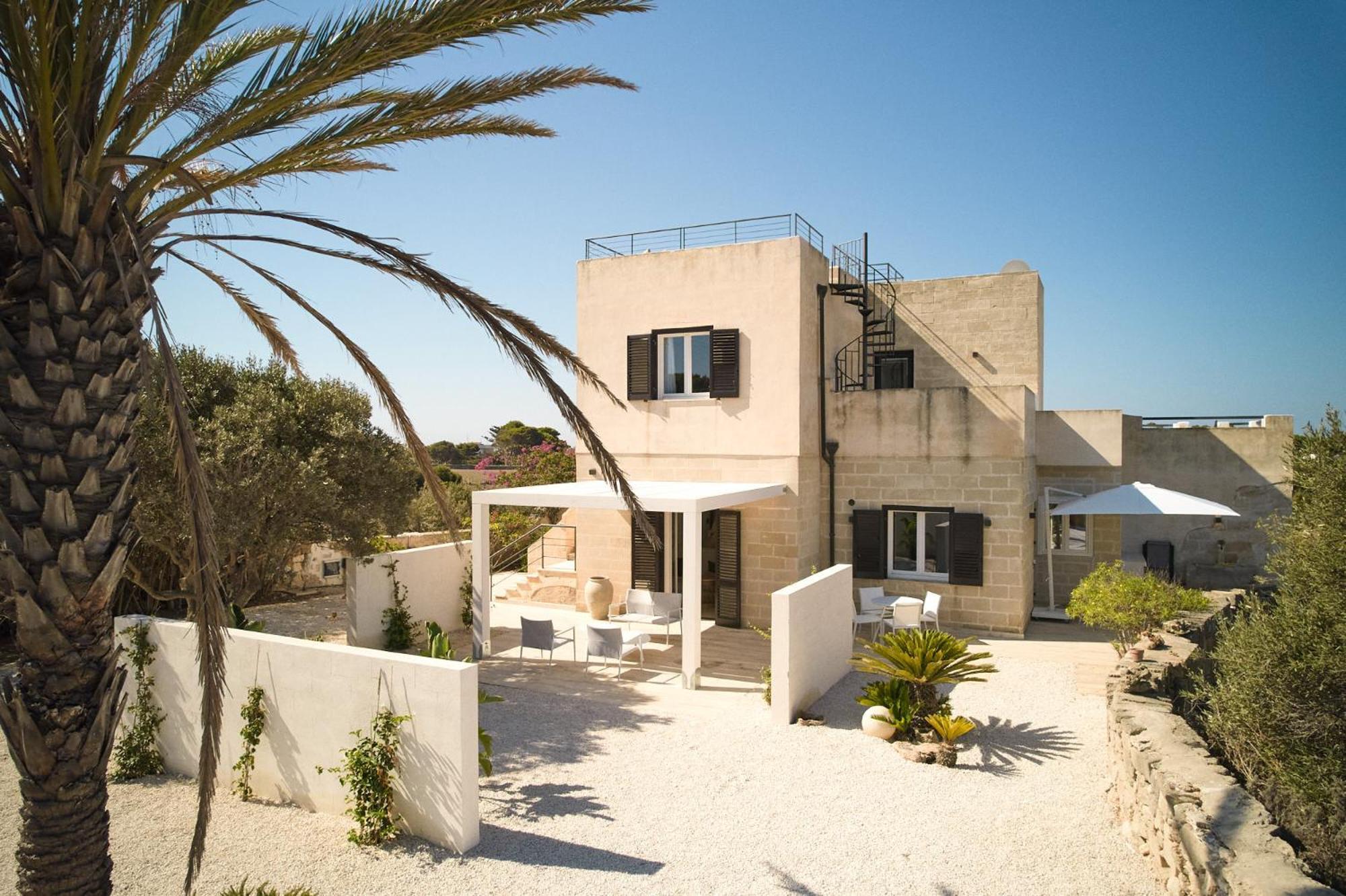 Villa Rocce Bianche ฟาวีญานา ภายนอก รูปภาพ
