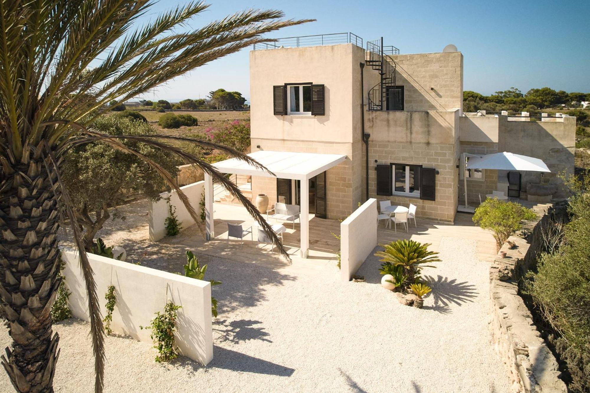 Villa Rocce Bianche ฟาวีญานา ภายนอก รูปภาพ