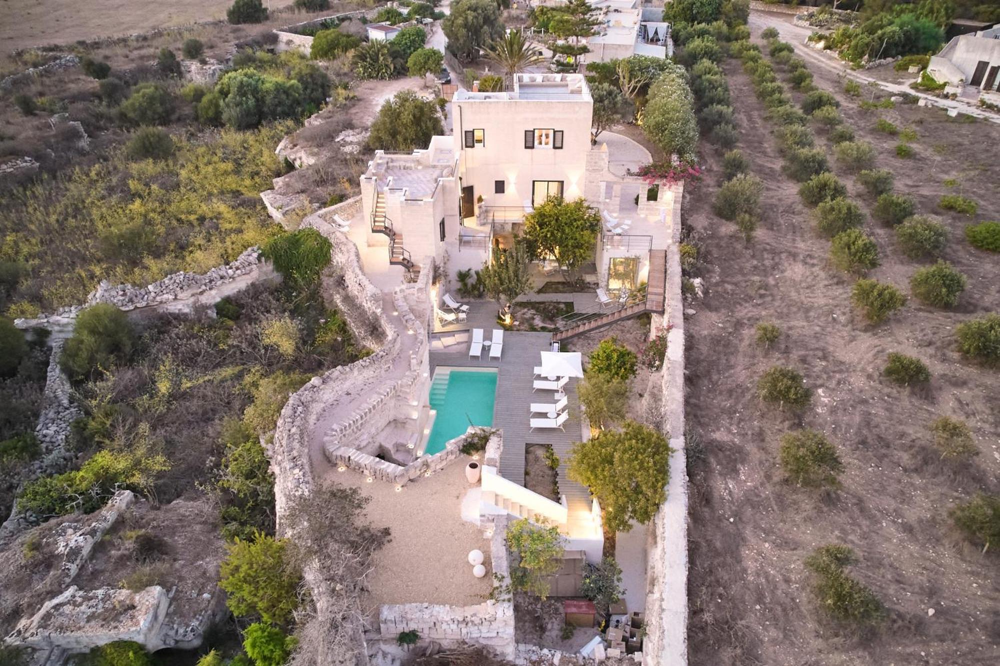 Villa Rocce Bianche ฟาวีญานา ภายนอก รูปภาพ