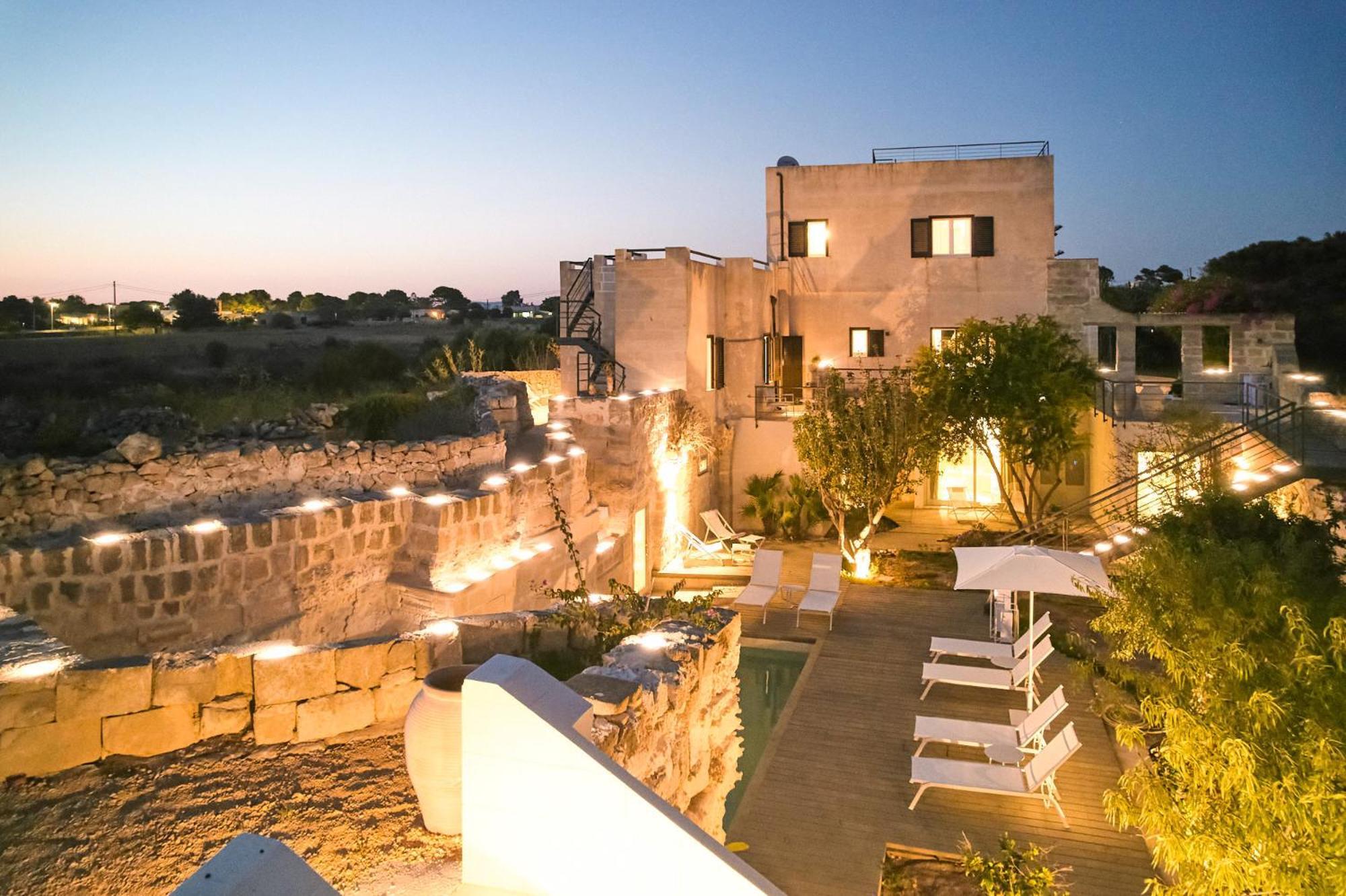 Villa Rocce Bianche ฟาวีญานา ภายนอก รูปภาพ