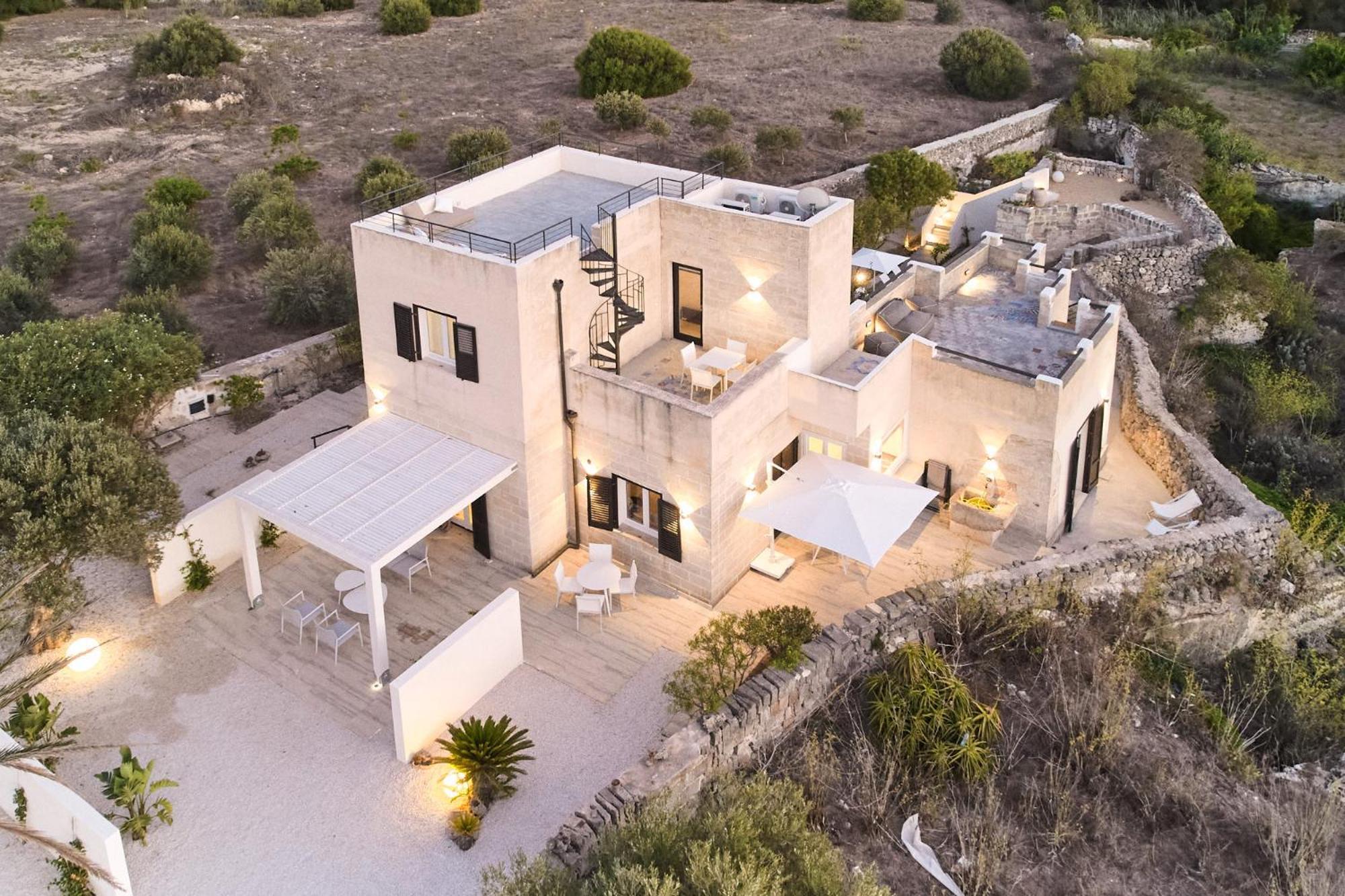 Villa Rocce Bianche ฟาวีญานา ภายนอก รูปภาพ