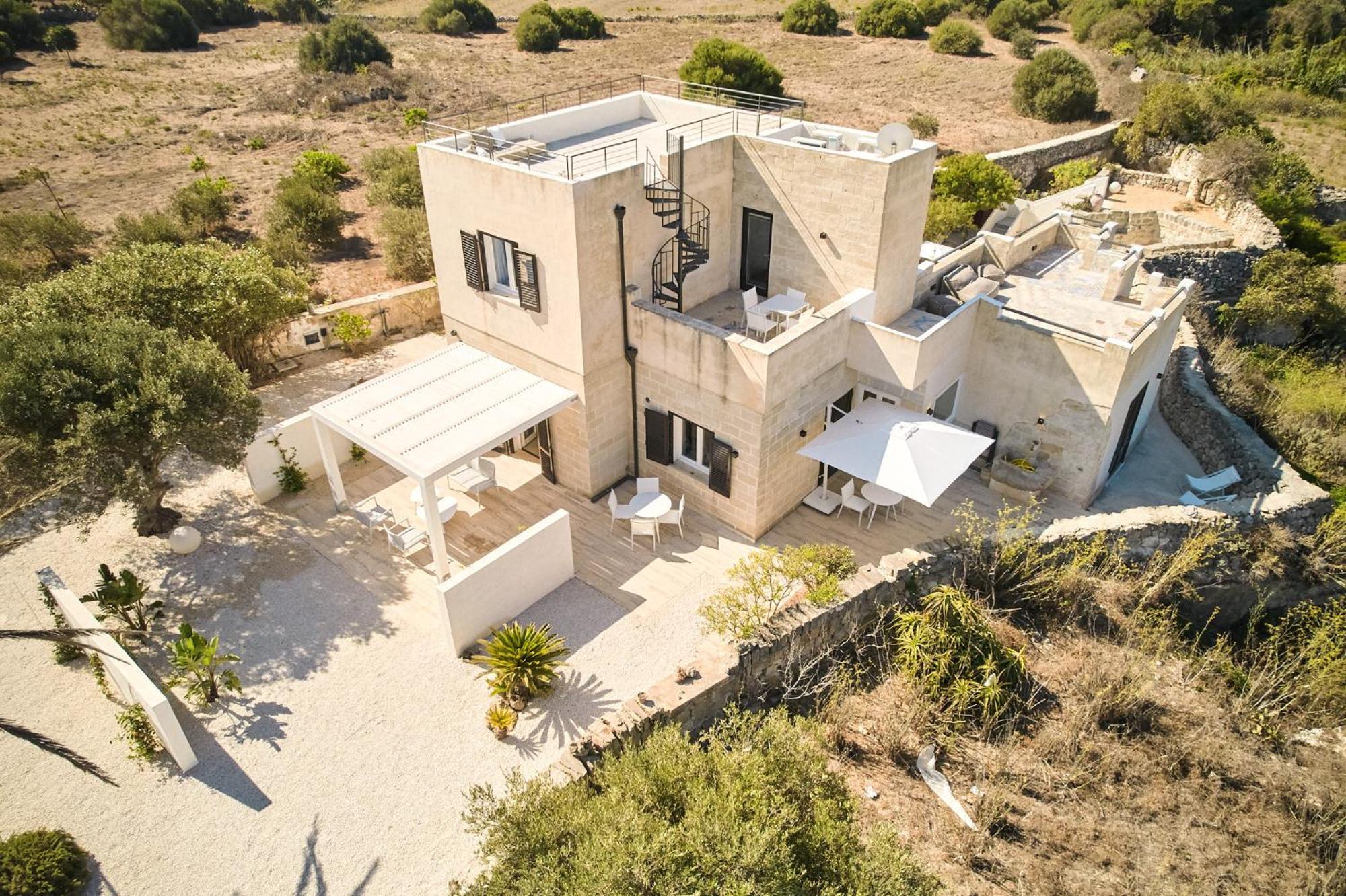 Villa Rocce Bianche ฟาวีญานา ภายนอก รูปภาพ